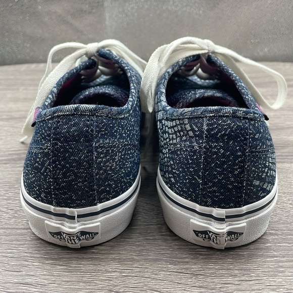 Vans 2017 Collection 9 Camden Stripe Snake Jacquard Navy Sneakers. - Picture 7 of 12